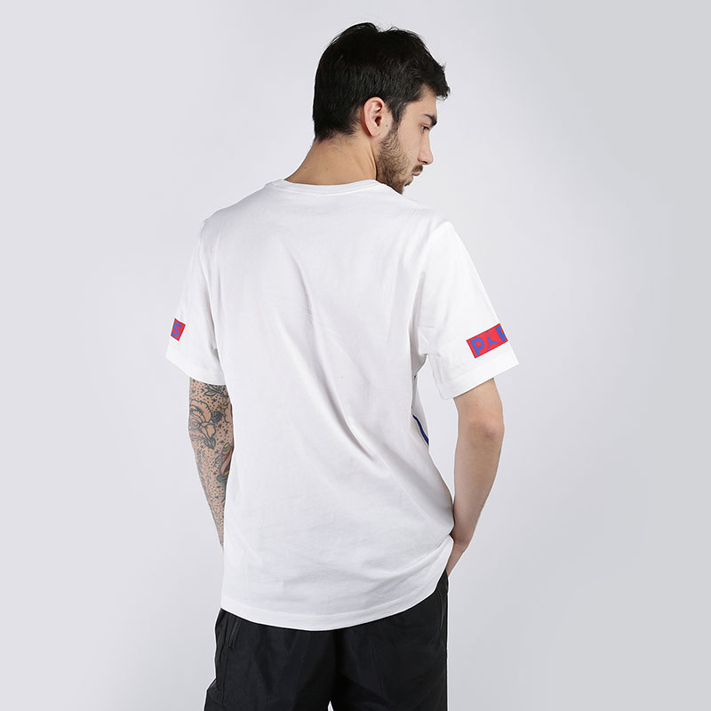 мужская белая футболка Jordan Paris Saint-Germain Tee BQ8384-100 - цена, описание, фото 4